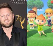 Queer Eye star Bobby Berk gave Animal Crossing: New Horizon fans a masterclass in home decor. (Jesse Grant/Getty Images/Nintendo)