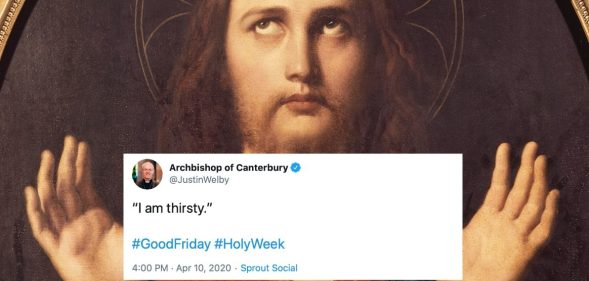 The Archbishop of Canterbury tweeted on Good Friday "I am thirsty" and, well, sin happened. (DeAgostini/Getty Images)