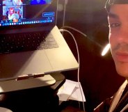 Drag Race season 12 queen Nicky Doll on a Zoom call