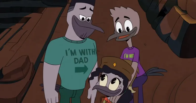 One Million Moms is angry after DuckTales revealed that Violet has two gay dads