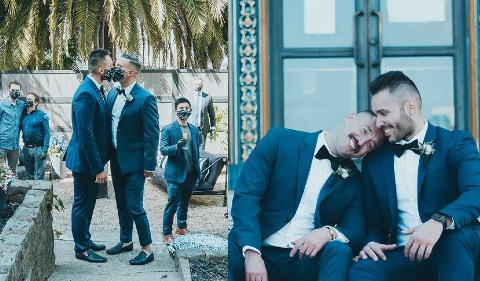 gay wedding coronavirus