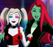 Harley Quinn and Poison Ivy in the animated series
