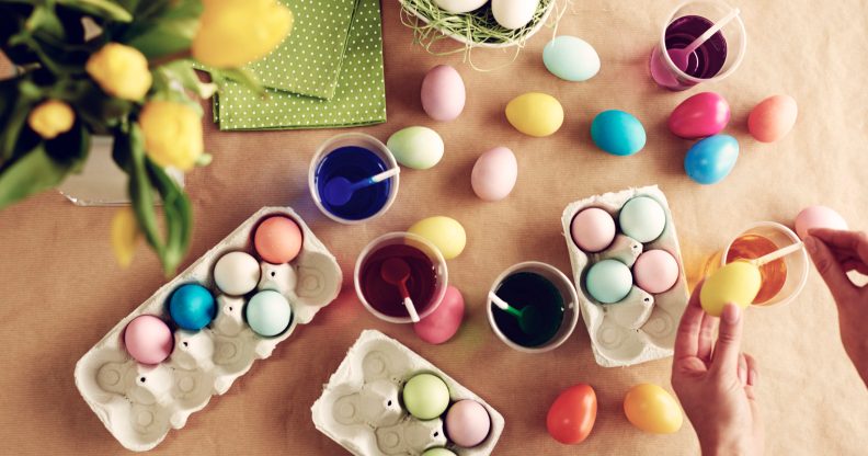 A surreal website claimed that gay people are "lacing Easter Eggs with homosexual-inducing food colorings". Yes, really. (Stock photograph via Elements Envato)