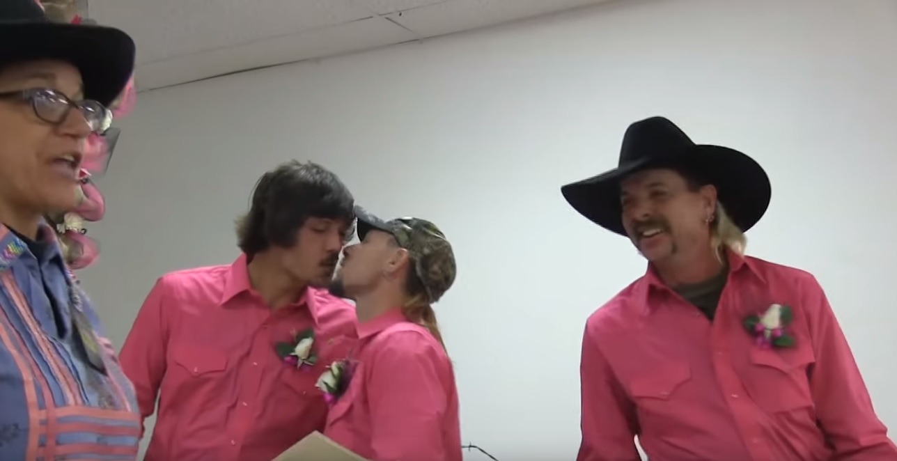 Tiger King Full video of Joe Exotic's threeway wedding resurfaces