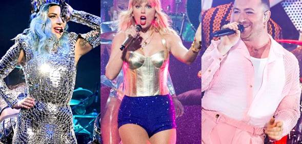 Lady Gaga, Taylor Swift and Sam Smith