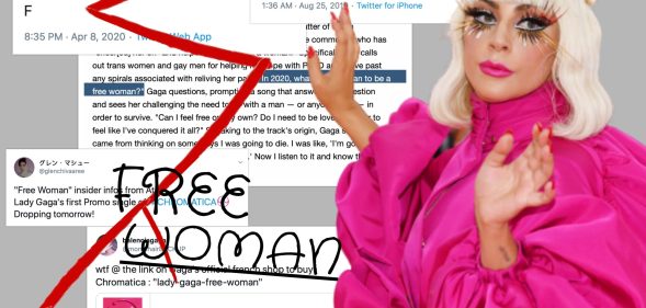 Lady Gaga and Free Woman tweets