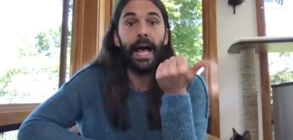 Jonathan Van Ness spoke to TV host Lilly Singh in a GLAAD live stream on Sunday.