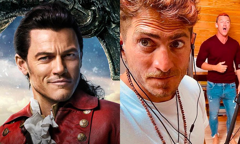 Luke Evans' boyfriend helped with Gaston Disney Family Singalong