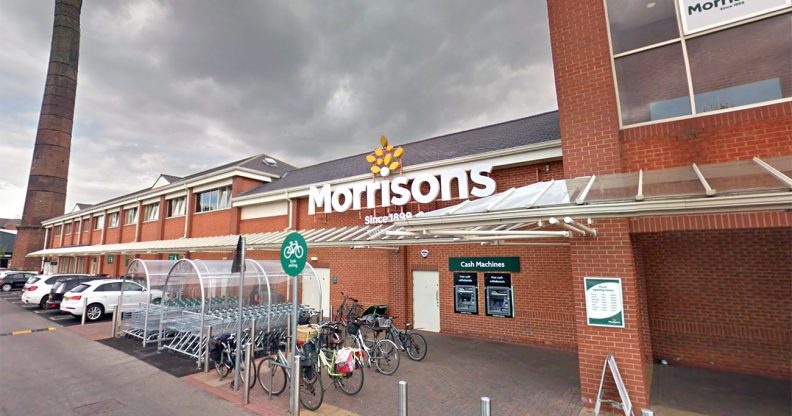 Guy thinks a pandemic is the perfect time to be homophobic in Morrisons