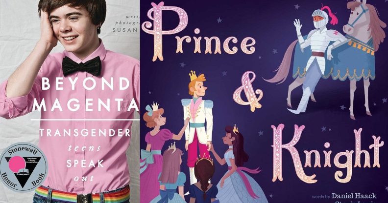 George by Alex Gino, Beyond Magenta by Susan Kuklin and gay fairytale Prince & Knight are all on the banned books list