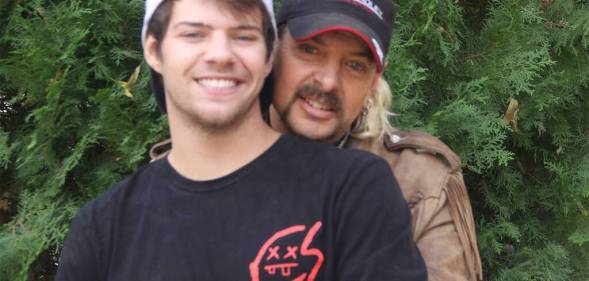 Tiger King stars Joe Exotic (R) and Dillon Passage. (Instagram)