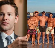 Aaron Schock, once rising star of the Republican Party, was pictured at a Mexican resort town, prompting outrage from LGBT+ community leaders. (Tom Williams/CQ Roll Call via Getty Images/ Instagram)