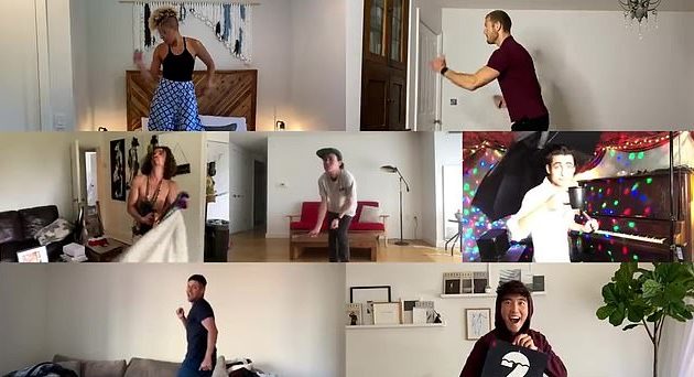 The Umbrella Academy cast danced along to Tiffany's "I Think We're Alone Now" to announce that the show's second season is dropping July 31. (Screen capture via YouTube)