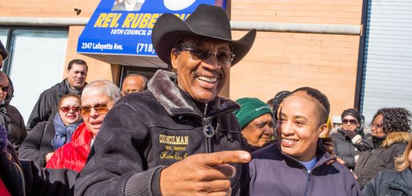 New York City Councilman Ruben Diaz Sr. is running in the race as a Democrat