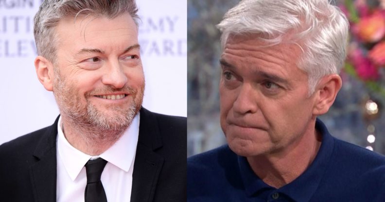 Charlie Brooker looked back to February 7, when This Morning presenter Phillip Schofield came out as gay