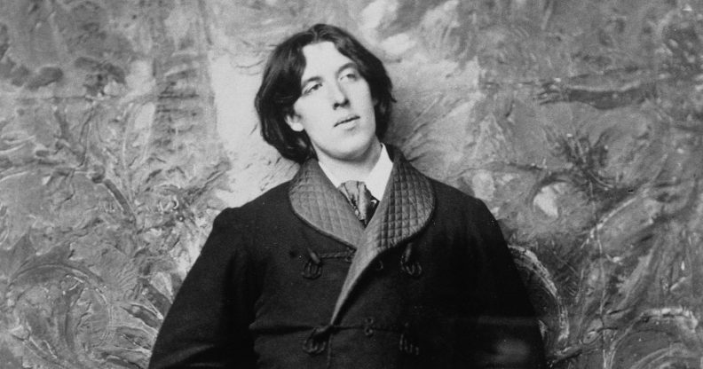 Oscar Wilde, Irish writer, in New York in January 1882. (DeAgostini/Getty Images)