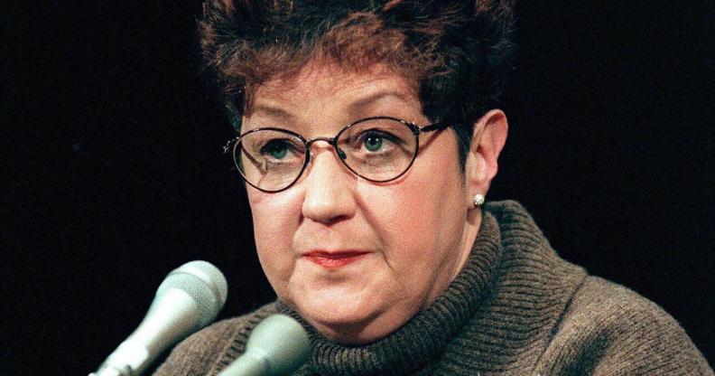 Norma McCorvey, 1998, also known as Jane Roe in Roe v Wade, the case that legalised abortion in the US