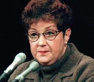Norma McCorvey, 1998, also known as Jane Roe in Roe v Wade, the case that legalised abortion in the US