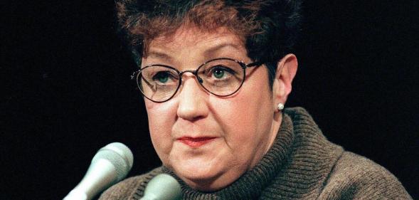 Norma McCorvey, 1998, also known as Jane Roe in Roe v Wade, the case that legalised abortion in the US
