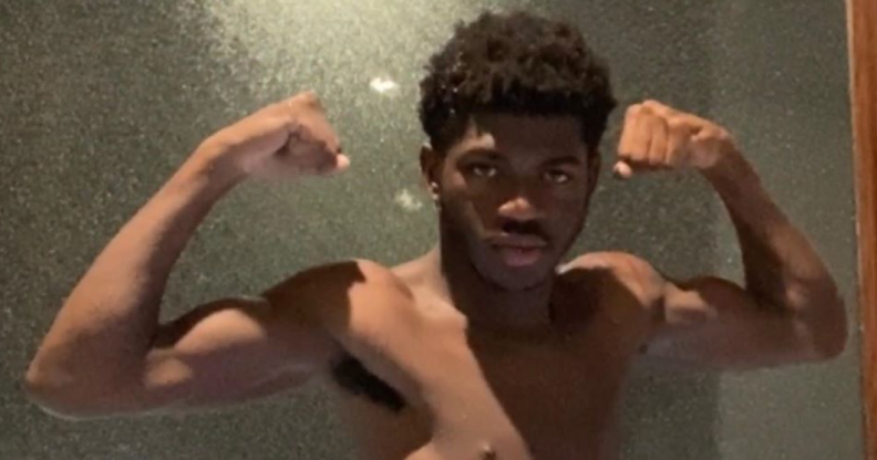 Lil Nas X posted thirst traps in the throes of the coronavirus pandemic, proving anyone can go horny on main. (Twitter)