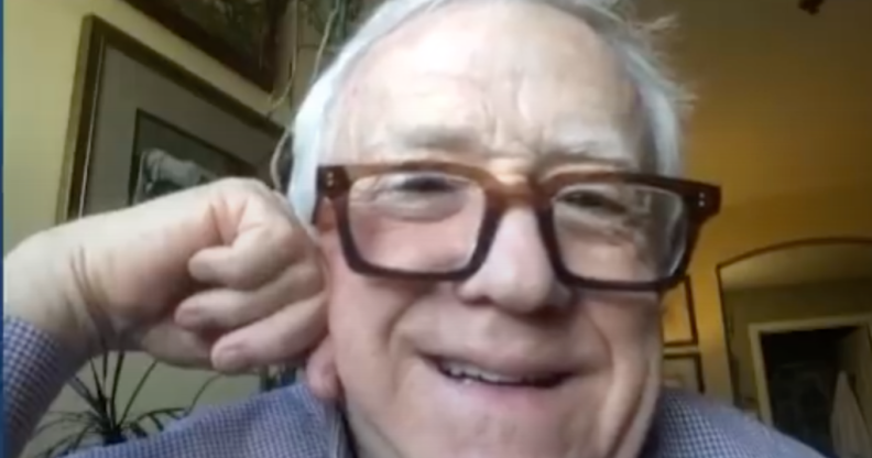 Will & Grace star Leslie Jordan has given his take on the apparent feud between actors Megan Mullally and Debra Messing. (Screen capture via YouTube)