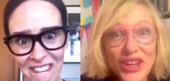 Sarah Paulson and Cate Blanchett discussed merkins and dying pubic hair.