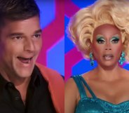 Ricky Martin and RuPaul