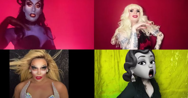 Alaska, Katya, Roxxxy Andrews and Detox reunited to perform Read U Wrote U.