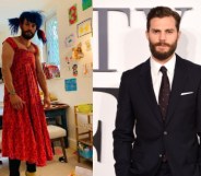 Jamie Dornan drag Jenny Instagram