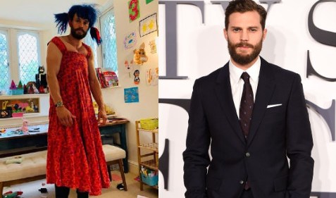 Jamie Dornan drag Jenny Instagram