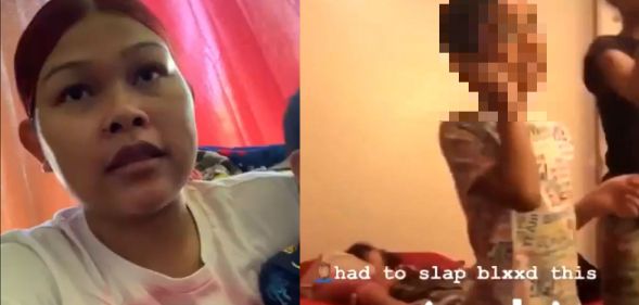 Homophobic babysitter slaps young boy for dancing 'gay' in sick viral video