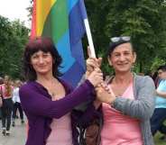 Hungarian trans couple Tamara Csillag and Elvira Angyal