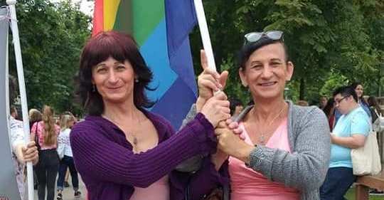 Hungarian trans couple Tamara Csillag and Elvira Angyal