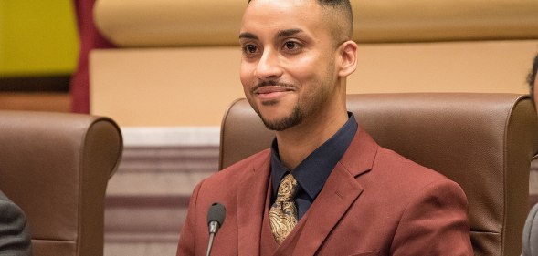 Phillipe Cunningham, a Black transgender man who sits on Minneapolis city council