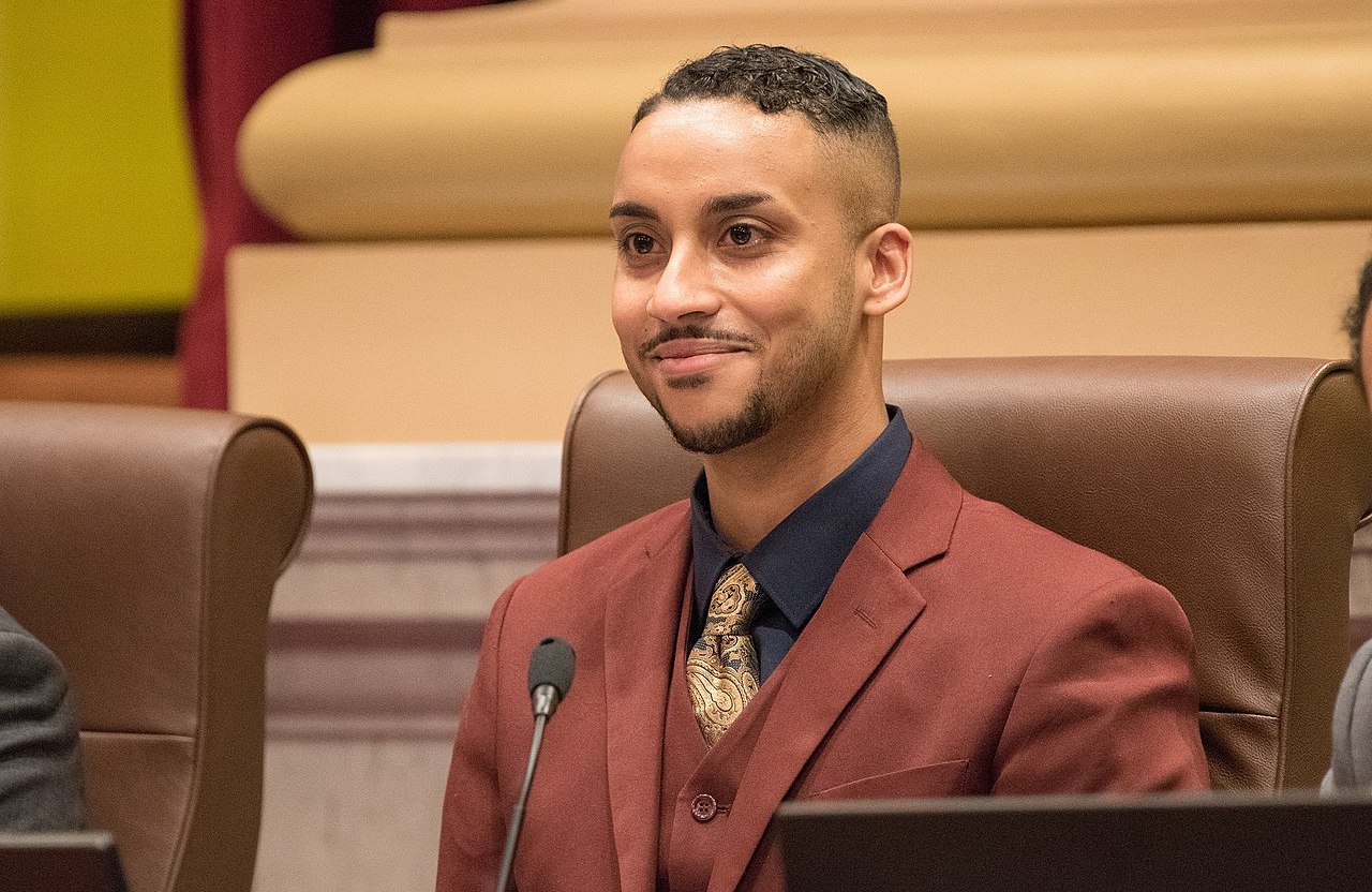 Phillipe Cunningham, a Black transgender man who sits on Minneapolis city council