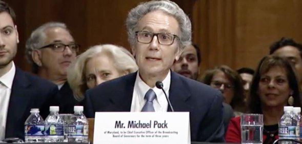 Michael Pack, head of federal media agency, the US Agency for Global Media (USAGM)