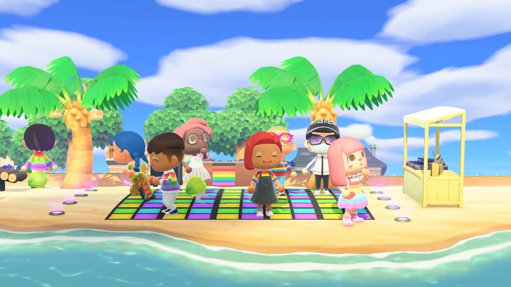Pride island with queer club and rainbow march coming to Animal Crossing