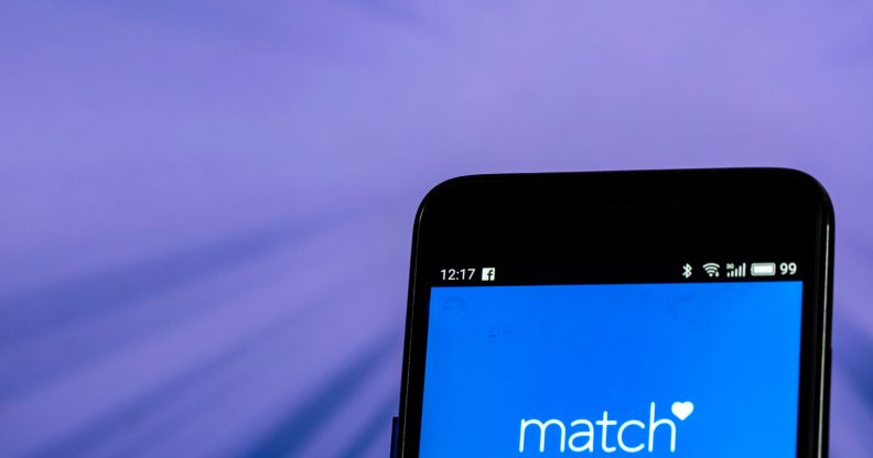 Match is a popular online dating website. (Igor Golovniov/SOPA Images/LightRocket via Getty Images)