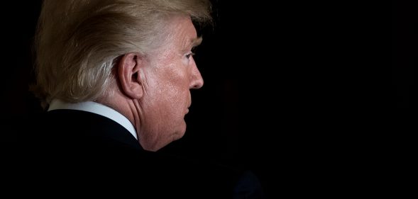 US President Donald Trump. (BRENDAN SMIALOWSKI/AFP via Getty Images)
