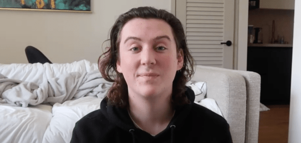 Trevi Moran came out as trans in a touching YouTube vlog. (Screen capture via YouTube)