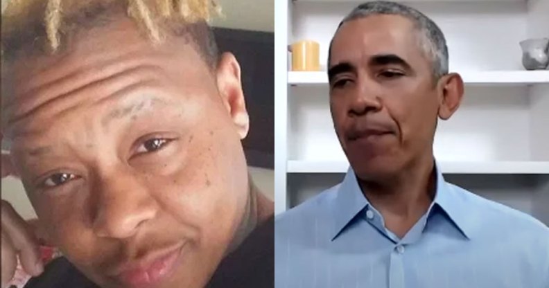 Tony McDade and Barack Obama