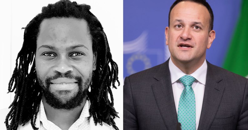 Bulelani Mfaco and Leo Varadkar direct provision