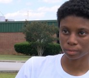 Dynasia Clark graduated on Tuesday from Lamar High School in Darlington County, South Carolina - but was barred from the ceremony