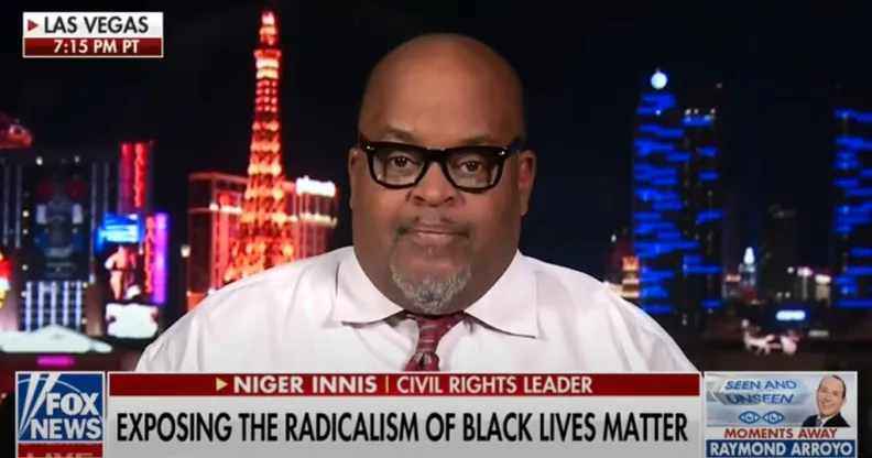 Black Voices for Trump activist Niger Innis was appearing on The Ingraham Angle