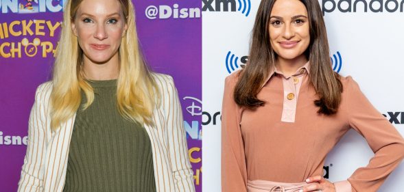 Heather Morris (L) is the latest former Glee actor to lit into Lea Michele. (Rodin Eckenroth/Getty Images/Roy Rochlin/Getty Images)