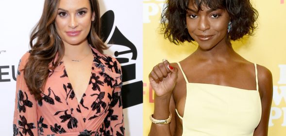 Lea Michele (L) was accused of making Samantha Marie Ware's life a 'living hell' by the Glee star. (Rebecca Sapp/WireImage for The Recording Academy/Gregg DeGuire/Getty Images)