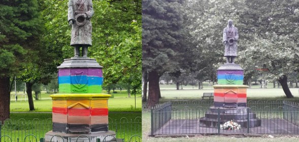 Seán Russell statue Dublin Nazi
