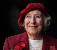 Dame Vera Lynn smiling