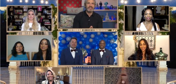 The remote wedding on Watch What Happens Live