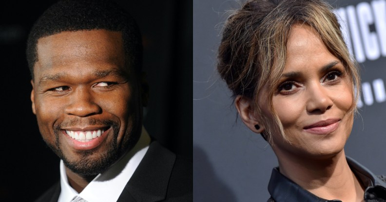 Rapper 50 Cent was sufficiently confused by Halle Berry's interest in wanting to play a trans man. (Stephen Lovekin/Getty Images/Axelle/Bauer-Griffin/FilmMagic)